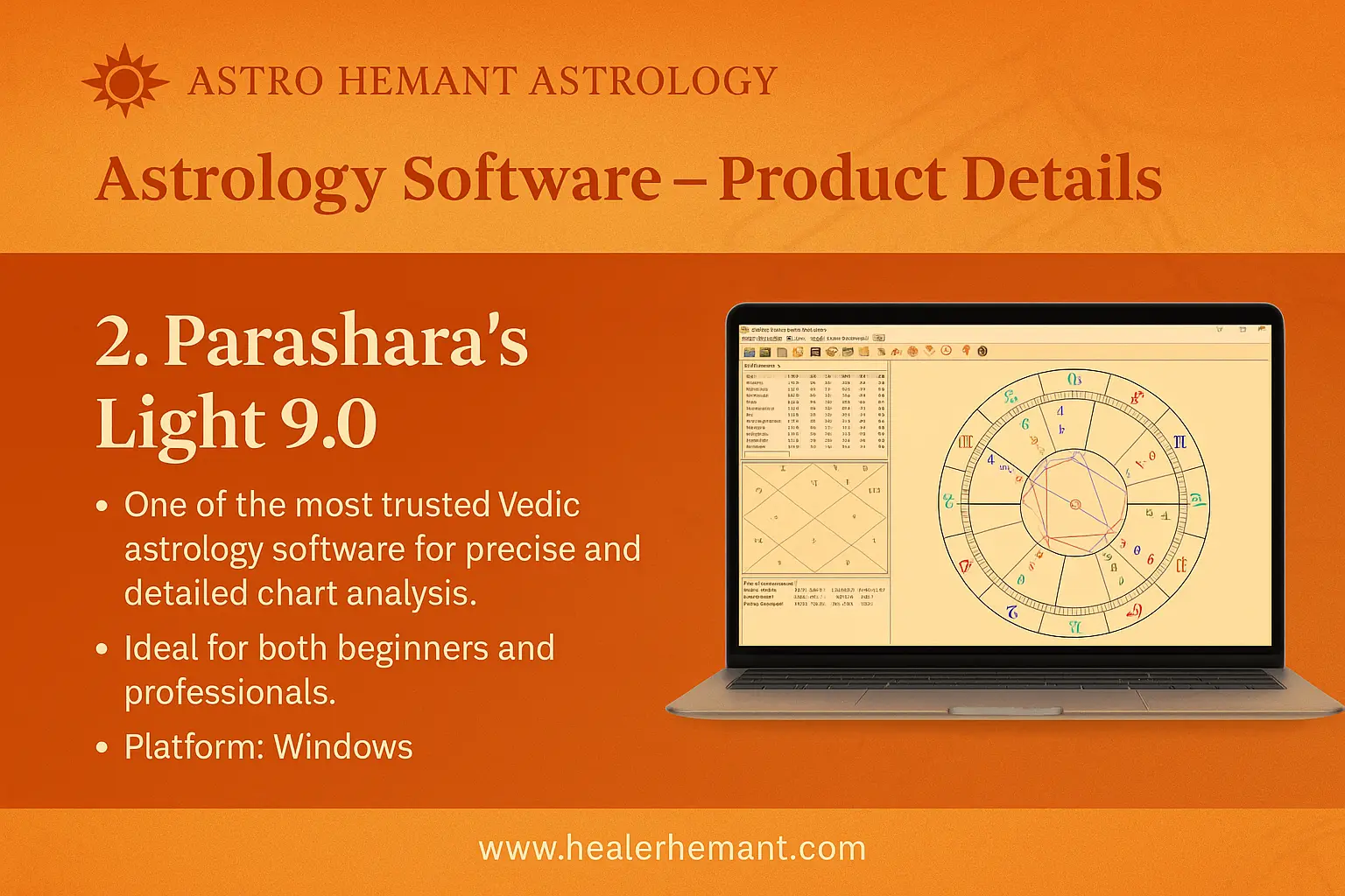 Parashara’s Light 9.0 – Vedic Astrology Software for Windows